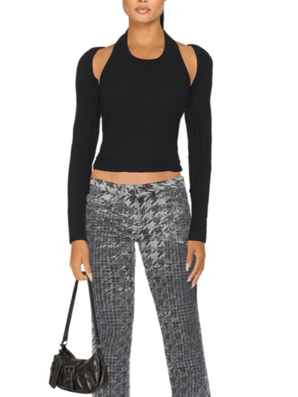 Lioness Black Long Sleeve Bolero Shrug